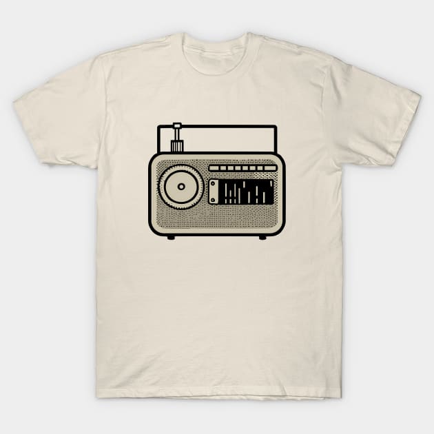 Classic tube radio T-Shirt by design/you/love